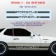 924 Seitenstreifen Aufkleber für PORSCHE 924