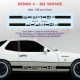 924 Seitenstreifen Aufkleber für PORSCHE 924