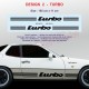 924 Seitenstreifen Aufkleber für PORSCHE 924