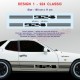 924 Seitenstreifen Aufkleber für PORSCHE 924