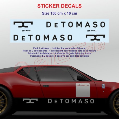 DE TOMASO kit sticker bas de caisse pour PANTERA