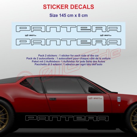 PORSCHE 914 classic side skirt decals kit vintage type 4