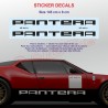 PANTERA classic kit sticker bas de caisse pour DE TOMASO PANTERA