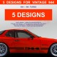 Kit sticker bas de caisse de PORSCHE 944