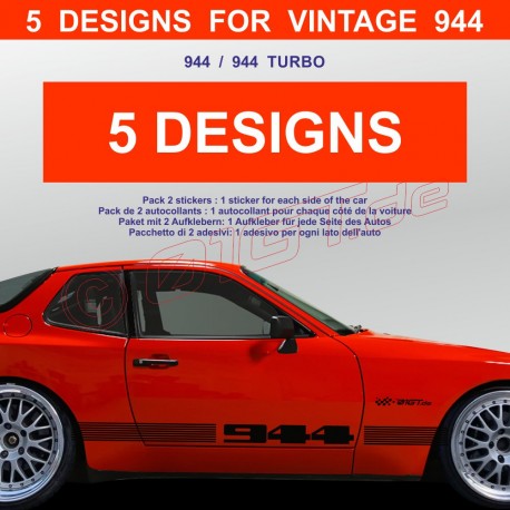 Kit sticker bas de caisse de PORSCHE 944