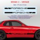 968 Seitenstreifen Aufkleber für PORSCHE 968