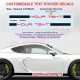 CAYMAN Anpassbar Seitenstreifen Aufkleber - Design 2