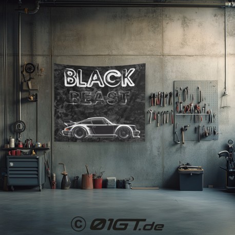 Porsche 911 930 TURBO Black Beast Wandposter