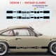 Kit sticker personnalisable pour bas de caisse de PORSCHE 911G 930 TURBO