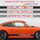 Zweifarbig Anpassbar Seitenstreifen Aufkleber für PORSCHE 911 997