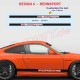 Kit sticker bas de caisse personnalisable bicolore pour PORSCHE 911 997