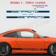 Kit sticker bas de caisse personnalisable pour PORSCHE 911 997