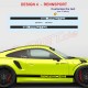 Kit sticker bas de caisse personnalisable pour PORSCHE 911 991