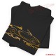T-Shirt mit PORSCHE 718 BOXSTER Silhouette – Anpassbarer Text