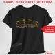 T-shirt with PORSCHE 718 BOXSTER silhouette - Customizable Text