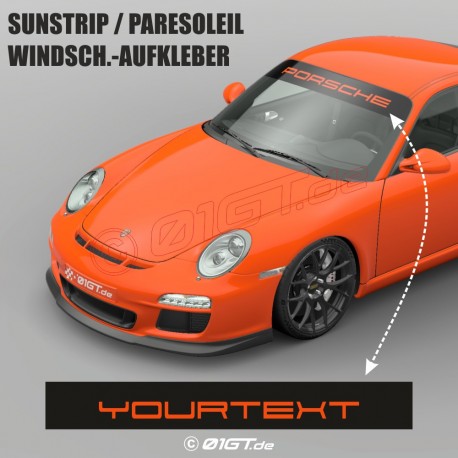 Sunstrip with Customizable Text
