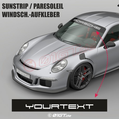 Sunstrip with Customizable Text