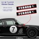 FERODO Racing Oldtimer Aufkleber für PORSCHE