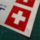 Kit de 2 autocollant TISSOT vintage pour Porsche