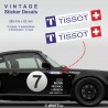 TISSOT Oldtimer Aufkleber für PORSCHE
