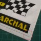 Kit de 2 autocollant MARCHAL vintage pour Porsche