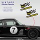Kit de 2 autocollant S.E.V. MARCHAL vintage pour Porsche