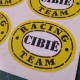 Cibié 4 vintage sticker decals for PORSCHE