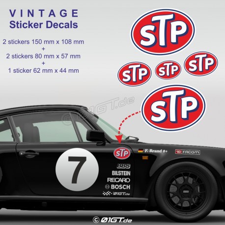 PORSCHE 914 classic side skirt decals kit vintage type 1