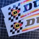 PORSCHE 914 classic side skirt decals kit vintage type 1