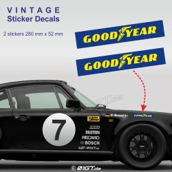 PORSCHE 914 classic side skirt decals kit vintage type 1