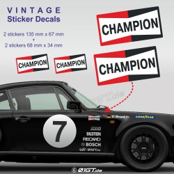 PORSCHE 914 classic side skirt decals kit vintage type 1