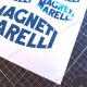 MAGNETI MARELLI design 2 - Lot de 6 stickers pour Porsche Vintage