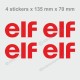 GITANES - 2 vintage sticker decals 30 cm for PORSCHE