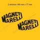 MAGNETI MARELLI - 2 vintage sticker decals for PORSCHE