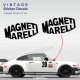 MAGNETI MARELLI - 2 vintage sticker decals for PORSCHE