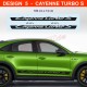 CAYENNE - Side skirt decals kit for Porsche Cayenne S GTS Turbo S