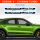 CAYENNE - Side skirt decals kit for Porsche Cayenne S GTS Turbo S