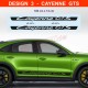 CAYENNE - Side skirt decals kit for Porsche Cayenne S GTS Turbo S