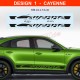 CAYENNE - Side skirt decals kit for Porsche Cayenne S GTS Turbo S
