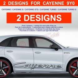 CAYENNE - Seitenstreifen Aufkleber für PORSCHE