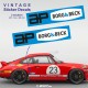 AP BORG BECK Racing Oldtimer Aufkleber für PORSCHE