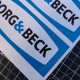 AP BORG BECK Racing Oldtimer Aufkleber für PORSCHE