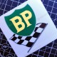 BP British Petroleum 70's - Kit de 4 autocollant vintage pour Porsche