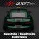 4 sticker decal CAYMAN logo for Porsche mirror