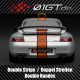 4 sticker decal CAYMAN logo for Porsche mirror