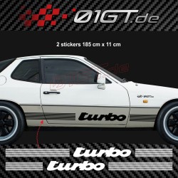 PORSCHE 914 classic side skirt decals kit vintage type 1