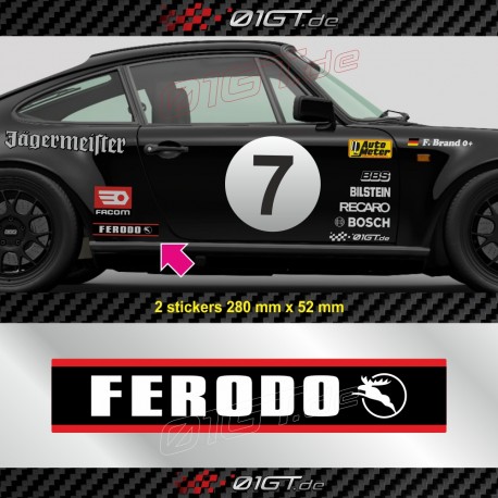 PORSCHE 914 classic side skirt decals kit vintage type 1