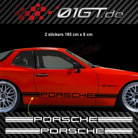 PORSCHE 914 classic side skirt decals kit vintage type 1