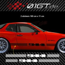 PORSCHE 914 classic side skirt decals kit vintage type 1