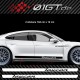 4 sticker decal CAYMAN logo for Porsche mirror